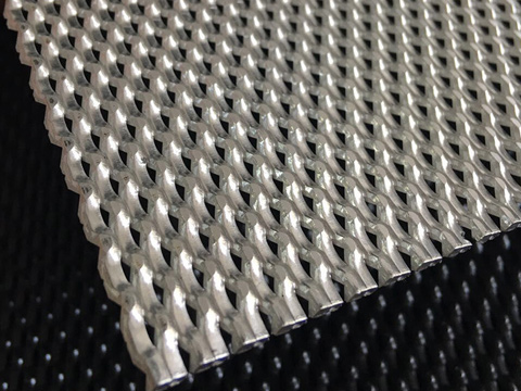 Aluminum pedal mesh