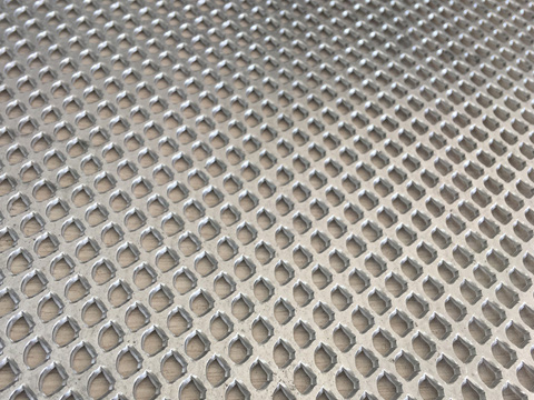 Aluminum pedal mesh