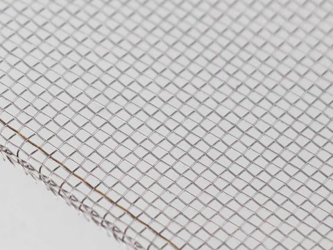 Iron window screen mesh