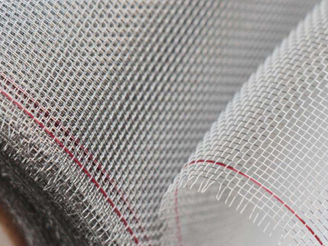 Iron window screen mesh